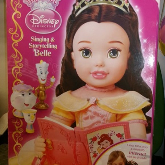 NIB My First Disney Princess Belle Singing & Storytelling Interactive 20" Doll - Picture 2 of 16